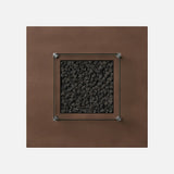 Designed for use in residential and hospitality spaces, this tempered glass wind guard kit is designed to fit the outline shape of the Donovan Outdoor Fire Table. It protects the fire from waning in the wind. Refer to included assembly instructions for correct installation. Amethyst Home provides interior design, new home construction design consulting, vintage area rugs, and lighting in the Washington metro area.
