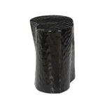 Add an organic element anywhere. Made from cast aluminum with a glossy black finish, a fluid-shaped end table makes a major material statement in any space. With a spacious top, it's perfectly sized for your favorite book and nightcap.As lovers of natural style at Amethyst, we love the nature inspired Dulcie End Table. Amethyst Home provides interior design, new home construction design consulting, vintage area rugs, and lighting in the Park City metro area.