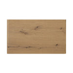 Simple and spacious, this oak nightstand has six drawers paired with aged bronze and wood hardware. Waterfall shaping and soft-close undermount glides give a smooth finish Amethyst Home provides interior design, new home construction design consulting, vintage area rugs, and lighting in the Newport Beach metro area.