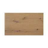 Simple and spacious, this oak nightstand has six drawers paired with aged bronze and wood hardware. Waterfall shaping and soft-close undermount glides give a smooth finish Amethyst Home provides interior design, new home construction design consulting, vintage area rugs, and lighting in the Newport Beach metro area.