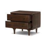 As fans of wabi sabi design at Amethyst, we love the designer inspired Eldrin Nightstand. This item pairs well with other brands such as Surya and is perfect for eclectic homes Amethyst Home provides interior design, new home construction design consulting, vintage area rugs, and lighting in the Des Moines metro area.