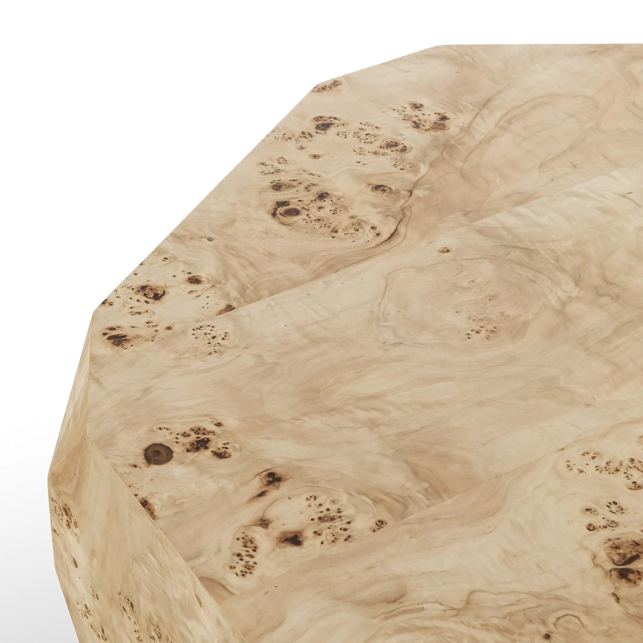 Featuring Elena Light Burl Coffee Table by Four Hands at Amethyst Home. Light poplar burl crafts an organic-looking shape, bringing a sense of moment to this design-forward coffee table. An understated plinth base finishes the look while adding intriguing balance of scale.Overall Dimensions: 45.50"w x 39.50"d x 16.00"hWeight : 80.91 lbsMaterials: Poplar B. Amethyst Home provides interior design, new home construction design consulting, vintage area rugs, and lighting in the Los Angeles metro area.