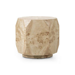 Featuring Elena Light Burl End Table by Four Hands at Amethyst Home. Light poplar burl crafts an organic-looking shape, bringing a sense of moment to this design-forward end table. An understated plinth base finishes the look while adding intriguing balance of scale.Overall Dimensions: 21.75"w x 18.75"d x 19.00"hWeight : 29.10 lbsMaterials: Poplar Burl Ven. Amethyst Home provides interior design, new home construction design consulting, vintage area rugs, and lighting in the Scottsdale metro area.