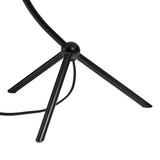 Featuring Emile Matte Black Table Lamp by Four Hands at Amethyst Home. A dramatically curved silhouette and tripod base of matte black metal pair with a flax linen shade for a shapely, minimalist feel.Overall Dimensions: 16.50"w x 14.00"d x 19.00"hWeight : 3.22 lbsMaterials : Iron, Thermoplastic, 75% Flax/Linen, 25% Cotton. Amethyst Home provides interior design, new home construction design consulting, vintage area rugs, and lighting in the Seattle metro area.