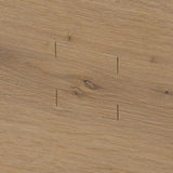 Built from thick-cut oak and veneers with an aged smoked finish, this farmhouse-inspired nightstand features softened edges, fastening details, integrated wood hardware and soft-close drawer glides for quality construction Amethyst Home provides interior design, new home construction design consulting, vintage area rugs, and lighting in the Washington metro area.