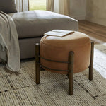 Featuring Enfield Palermo Cognac Ottoman by Four Hands at Amethyst Home. Expertly crafted with high-quality materials, the Enfield Palermo Cognac Ottoman is the ultimate addition to any living space. Its versatile design allows for use as a footrest, extra seating, or even storage. Made with precision and style, this ottoman brings both elegance and functionali. Amethyst Home provides interior design, new home construction design consulting, vintage area rugs, and lighting in the Omaha metro area.