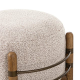 Featuring Enfield Astor Stone Ottoman by Four Hands at Amethyst Home. Accented by slim iron stretchers, solid oak legs form a cradle frame for this hip ottoman that feels fresh and vintage at once. Performance fabrics are specially created to withstand spills, stains, high traffic and wear, ensuring long-term comfort and unmatched durability.Overall Dimensions. Amethyst Home provides interior design, new home construction design consulting, vintage area rugs, and lighting in the Austin metro area.
