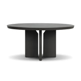 Inspired by minimalist Nordic design, a dark bronze dining table has a base of four plinth legs for a simple but impactful detail. Cover or store inside during inclement weather and when not in use.As lovers of wabi sabi style at Amethyst, we love the designer inspired Ernest Outdoor Metal Dining Table-60" - Bronze. Amethyst Home provides interior design, new home construction design consulting, vintage area rugs, and lighting in the Alpharetta metro area.