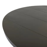Inspired by minimalist Nordic design, a dark bronze dining table has a base of four plinth legs for a simple but impactful detail. Cover or store inside during inclement weather and when not in use.As lovers of wabi sabi style at Amethyst, we love the designer inspired Ernest Outdoor Metal Dining Table-60" - Bronze. Amethyst Home provides interior design, new home construction design consulting, vintage area rugs, and lighting in the Austin metro area.