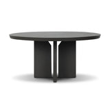 Inspired by minimalist Nordic design, a dark bronze dining table has a base of four plinth legs for a simple but impactful detail. Cover or store inside during inclement weather and when not in use.As lovers of wabi sabi style at Amethyst, we love the designer inspired Ernest Outdoor Metal Dining Table-60" - Bronze. Amethyst Home provides interior design, new home construction design consulting, vintage area rugs, and lighting in the Kansas City metro area.