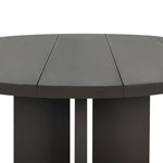 Inspired by minimalist Nordic design, a dark bronze dining table has a base of four plinth legs for a simple but impactful detail. Cover or store inside during inclement weather and when not in use.As lovers of wabi sabi style at Amethyst, we love the designer inspired Ernest Outdoor Metal Dining Table-60" - Bronze. Amethyst Home provides interior design, new home construction design consulting, vintage area rugs, and lighting in the San Diego metro area.