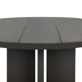 Inspired by minimalist Nordic design, a dark bronze dining table has a base of four plinth legs for a simple but impactful detail. Cover or store inside during inclement weather and when not in use.As lovers of wabi sabi style at Amethyst, we love the designer inspired Ernest Outdoor Metal Dining Table-60" - Bronze. Amethyst Home provides interior design, new home construction design consulting, vintage area rugs, and lighting in the San Diego metro area.