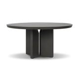 Inspired by minimalist Nordic design, a dark bronze dining table has a base of four plinth legs for a simple but impactful detail. Cover or store inside during inclement weather and when not in use.As lovers of wabi sabi style at Amethyst, we love the designer inspired Ernest Outdoor Metal Dining Table-60" - Bronze. Amethyst Home provides interior design, new home construction design consulting, vintage area rugs, and lighting in the Tampa metro area.