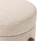 Featuring Esben Alcala Wheat Storage Ottoman by Four Hands at Amethyst Home. 25"Overall Dimensions: 25.00"w x 25.00"d x 20.00"hWeight: 32.63 lbs39"Overall Dimensions: 39.00"w x 39.00"d x 17.50"hWeight: 58.86 lbsMaterials: 70% Polyester, 20% Viscose (Rayon), 10% Flax/Linen, Solid Oak, 100% Polyester. Amethyst Home provides interior design, new home construction design consulting, vintage area rugs, and lighting in the Boston metro area.