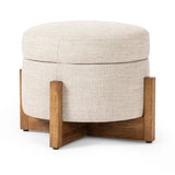 Featuring Esben Alcala Wheat Storage Ottoman by Four Hands at Amethyst Home. 25"Overall Dimensions: 25.00"w x 25.00"d x 20.00"hWeight: 32.63 lbs39"Overall Dimensions: 39.00"w x 39.00"d x 17.50"hWeight: 58.86 lbsMaterials: 70% Polyester, 20% Viscose (Rayon), 10% Flax/Linen, Solid Oak, 100% Polyester. Amethyst Home provides interior design, new home construction design consulting, vintage area rugs, and lighting in the Dallas metro area.