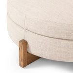 Featuring Esben Alcala Wheat Storage Ottoman by Four Hands at Amethyst Home. 25"Overall Dimensions: 25.00"w x 25.00"d x 20.00"hWeight: 32.63 lbs39"Overall Dimensions: 39.00"w x 39.00"d x 17.50"hWeight: 58.86 lbsMaterials: 70% Polyester, 20% Viscose (Rayon), 10% Flax/Linen, Solid Oak, 100% Polyester. Amethyst Home provides interior design, new home construction design consulting, vintage area rugs, and lighting in the Laguna Beach metro area.