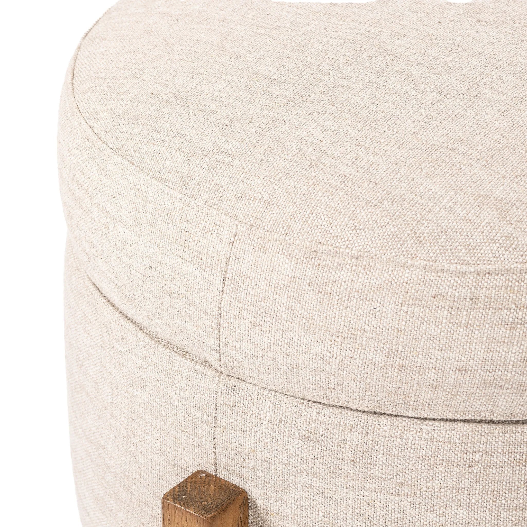Featuring Esben Alcala Wheat Storage Ottoman by Four Hands at Amethyst Home. 25"Overall Dimensions: 25.00"w x 25.00"d x 20.00"hWeight: 32.63 lbs39"Overall Dimensions: 39.00"w x 39.00"d x 17.50"hWeight: 58.86 lbsMaterials: 70% Polyester, 20% Viscose (Rayon), 10% Flax/Linen, Solid Oak, 100% Polyester. Amethyst Home provides interior design, new home construction design consulting, vintage area rugs, and lighting in the Portland metro area.