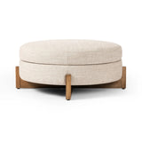 Featuring Esben Alcala Wheat Storage Ottoman by Four Hands at Amethyst Home. 25"Overall Dimensions: 25.00"w x 25.00"d x 20.00"hWeight: 32.63 lbs39"Overall Dimensions: 39.00"w x 39.00"d x 17.50"hWeight: 58.86 lbsMaterials: 70% Polyester, 20% Viscose (Rayon), 10% Flax/Linen, Solid Oak, 100% Polyester. Amethyst Home provides interior design, new home construction design consulting, vintage area rugs, and lighting in the Scottsdale metro area.