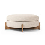 Featuring Esben Alcala Wheat Storage Ottoman by Four Hands at Amethyst Home. 25"Overall Dimensions: 25.00"w x 25.00"d x 20.00"hWeight: 32.63 lbs39"Overall Dimensions: 39.00"w x 39.00"d x 17.50"hWeight: 58.86 lbsMaterials: 70% Polyester, 20% Viscose (Rayon), 10% Flax/Linen, Solid Oak, 100% Polyester. Amethyst Home provides interior design, new home construction design consulting, vintage area rugs, and lighting in the Winter Garden metro area.