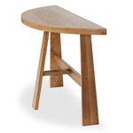 Featuring Fara Light Brown Oak Console Table by Four Hands at Amethyst Home. Made from light brown oak, a tripod base supports a uniquely shaped tabletop for a look that feels both simple and artistic.Overall Dimensions: 60.00"w x 18.00"d x 30.00"hWeight : 42.55 lbsMaterials: Solid Oak. Amethyst Home provides interior design, new home construction design consulting, vintage area rugs, and lighting in the Washington metro area.