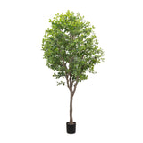 Dense foliage and high-quality construction shape the branches and leaves of this faux aralia tree, for a realistic look that's designed for easy living. Ships in a black plastic liner pot. For indoor use only Amethyst Home provides interior design, new home construction design consulting, vintage area rugs, and lighting in the Nashville metro area.