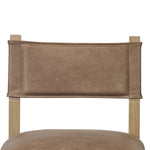 Featuring Ferris Palermo Cigar Bar + Counter Stool by Four Hands at Amethyst Home. Perfectly sized for the counter, black-finished parawood frames squared seating of high-performance fabric, with black top-grain leather backing. Performance fabrics are specially created to withstand spills, stains, high traffic and wear, ensuring long-term comfort and unmatche. Amethyst Home provides interior design, new home construction design consulting, vintage area rugs, and lighting in the Boston metro area.