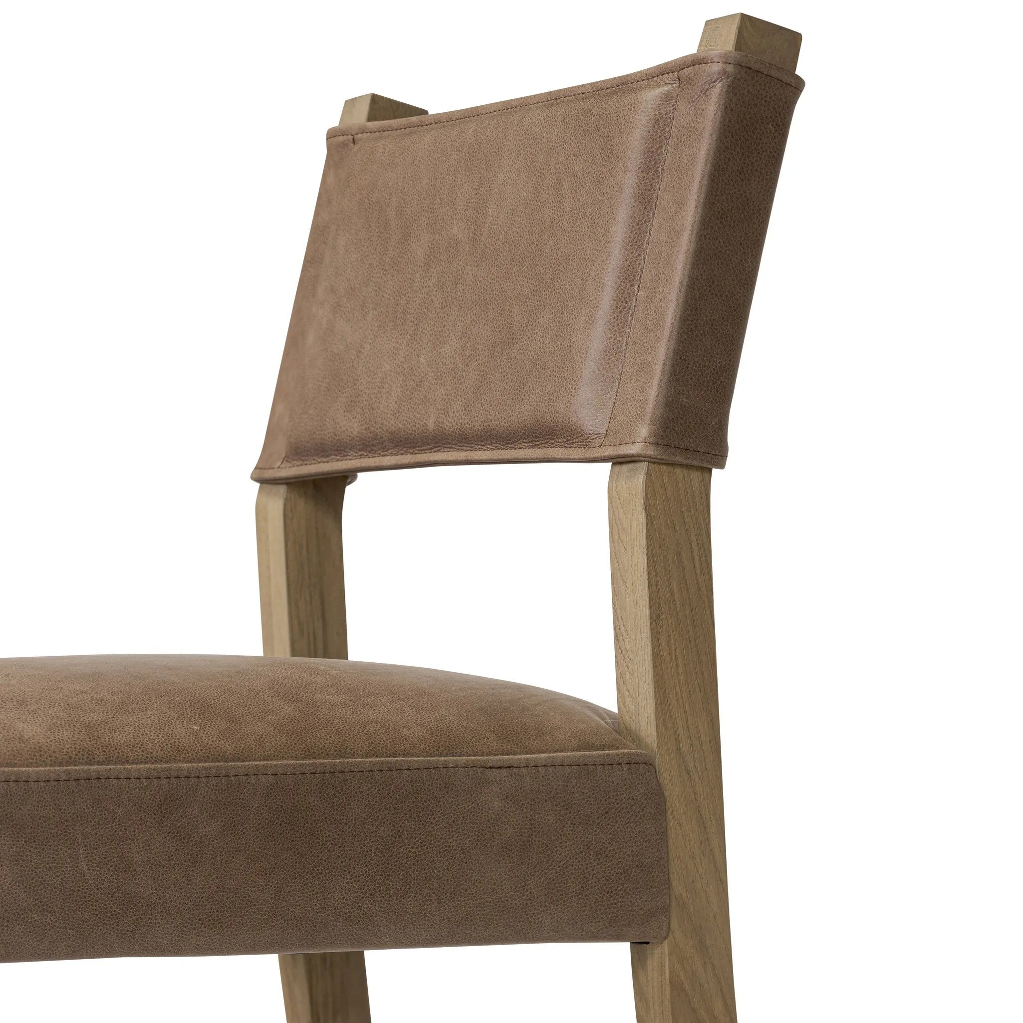 Featuring Ferris Palermo Cigar Bar + Counter Stool by Four Hands at Amethyst Home. Perfectly sized for the counter, black-finished parawood frames squared seating of high-performance fabric, with black top-grain leather backing. Performance fabrics are specially created to withstand spills, stains, high traffic and wear, ensuring long-term comfort and unm. Amethyst Home provides interior design, new home construction design consulting, vintage area rugs, and lighting in the Los Angeles metro area.