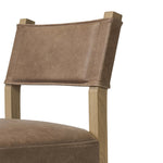 Featuring Ferris Palermo Cigar Bar + Counter Stool by Four Hands at Amethyst Home. Perfectly sized for the counter, black-finished parawood frames squared seating of high-performance fabric, with black top-grain leather backing. Performance fabrics are specially created to withstand spills, stains, high traffic and wear, ensuring long-term comfort and unmatc. Amethyst Home provides interior design, new home construction design consulting, vintage area rugs, and lighting in the Monterey metro area.