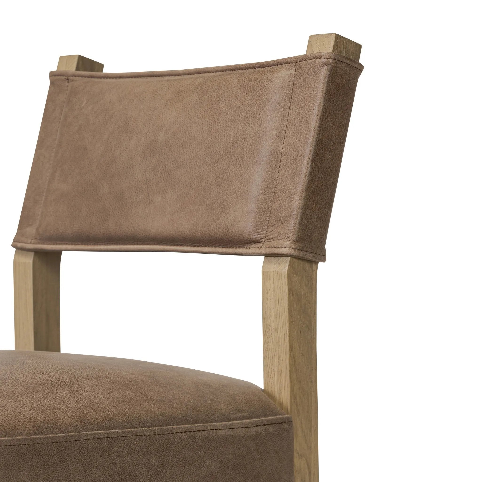 Featuring Ferris Palermo Cigar Bar + Counter Stool by Four Hands at Amethyst Home. Perfectly sized for the counter, black-finished parawood frames squared seating of high-performance fabric, with black top-grain leather backing. Performance fabrics are specially created to withstand spills, stains, high traffic and wear, ensuring long-term comfort and unmatc. Amethyst Home provides interior design, new home construction design consulting, vintage area rugs, and lighting in the Monterey metro area.