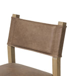 Featuring Ferris Palermo Cigar Bar + Counter Stool by Four Hands at Amethyst Home. Perfectly sized for the counter, black-finished parawood frames squared seating of high-performance fabric, with black top-grain leather backing. Performance fabrics are specially created to withstand spills, stains, high traffic and wear, ensuring long-term comfort and u. Amethyst Home provides interior design, new home construction design consulting, vintage area rugs, and lighting in the Winter Garden metro area.