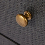 Featuring Fiona Black Raffia Nightstand by Four Hands at Amethyst Home. Woven black raffia offers a texture-driven take on bedside storage. Antique brass-finished iron hardware adorns dual drawers supported by a solid mahogany base.Overall Dimensions: 30.00"w x 17.00"d x 26.50"hWeight : 59.74 lbsMaterials: Sugar Palm, Solid Mahogany, Iron. Amethyst Home provides interior design, new home construction design consulting, vintage area rugs, and lighting in the Omaha metro area.