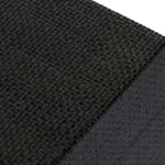 Featuring Fiona Black Raffia Nightstand by Four Hands at Amethyst Home. Woven black raffia offers a texture-driven take on bedside storage. Antique brass-finished iron hardware adorns dual drawers supported by a solid mahogany base.Overall Dimensions: 30.00"w x 17.00"d x 26.50"hWeight : 59.74 lbsMaterials: Sugar Palm, Solid Mahogany, Iron. Amethyst Home provides interior design, new home construction design consulting, vintage area rugs, and lighting in the Seattle metro area.