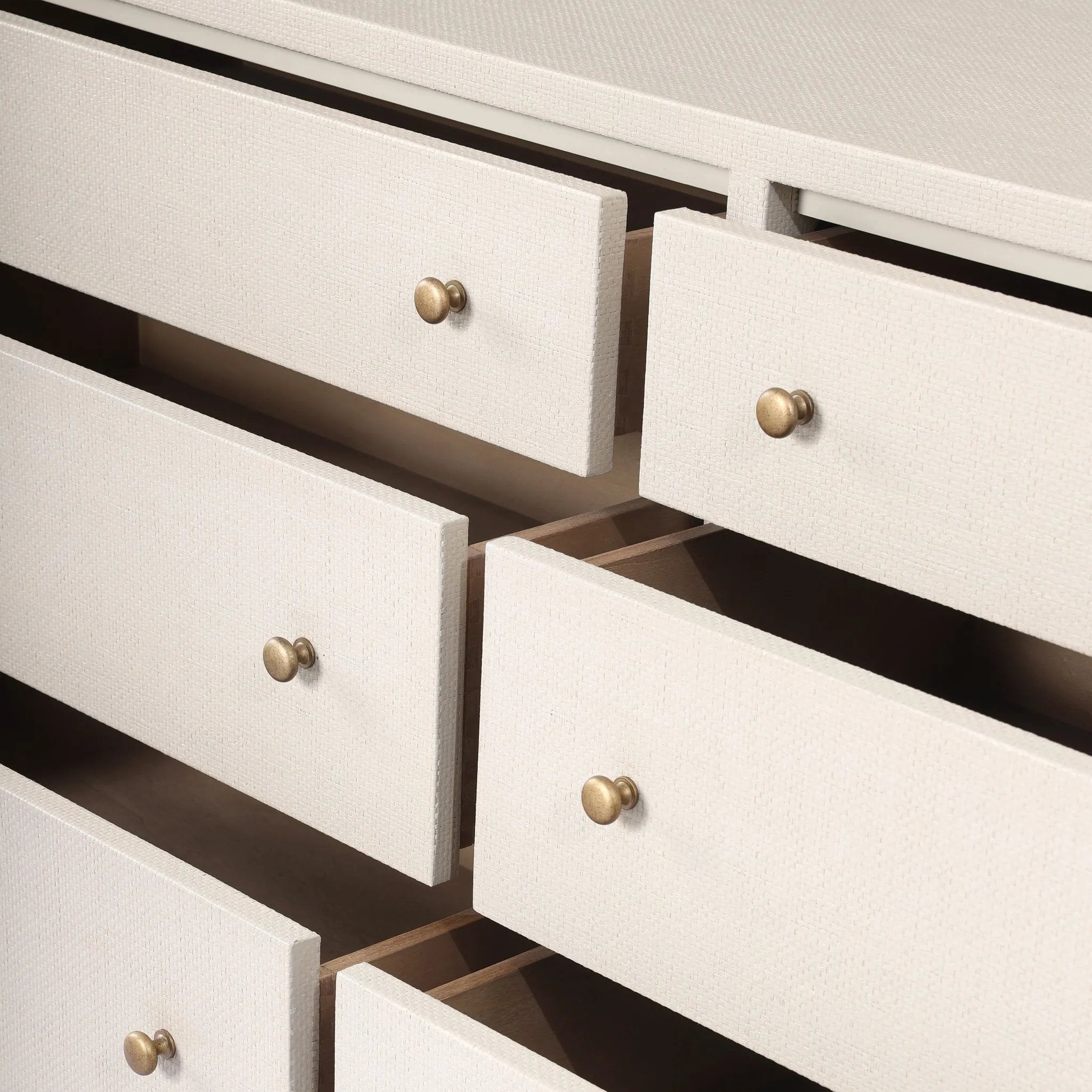 ivory colored dresser Fiona 6 Drawer Dresser