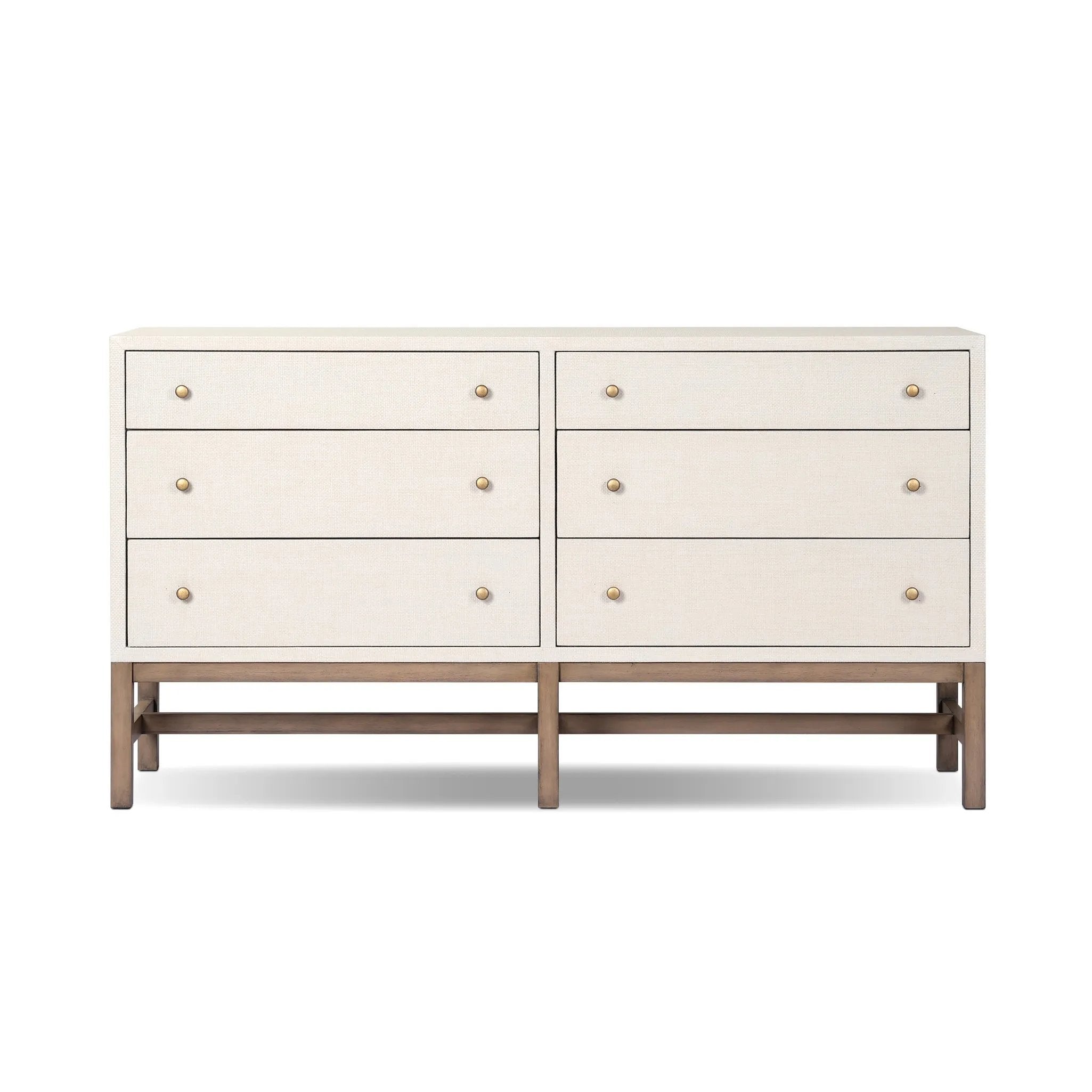 dresser ivory Fiona 6 Drawer Dresser