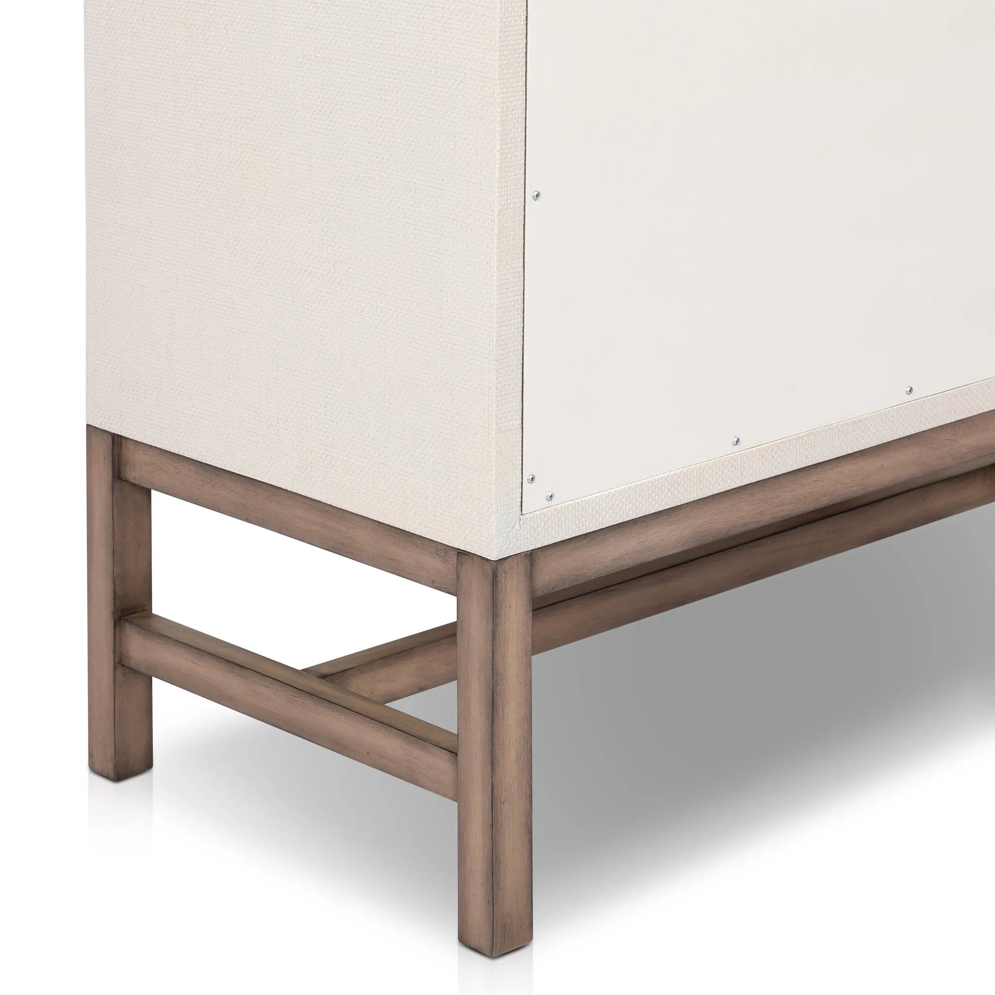 Featuring Fiona Ivory Painted Raffia Tall Dresser by Four Hands at Amethyst Home. Overall Dimensions: 34.00"w x 19.00"d x 47.50"hWeight : 189.33 lbsMaterials: Sugar Palm, Solid Mahogany. Amethyst Home provides interior design, new home construction design consulting, vintage area rugs, and lighting in the Calabasas metro area.