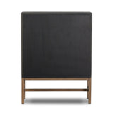 Featuring Fiona Russet Mahogany Bar Cabinet by Four Hands at Amethyst Home. Woven black raffia places a texture-driven twist on cabinetry. Simple hardware finished in an antique brass, all supported by an open, airy base of solid mahogany.Overall Dimensions: 40.00"w x 18.00"d x 52.00"hWeight : 157.63 lbsMaterials: Solid Mahogany, Iron, Sugar Palm. Amethyst Home provides interior design, new home construction design consulting, vintage area rugs, and lighting in the Alpharetta metro area.