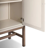 Featuring Fiona Russet Mahogany Bar Cabinet by Four Hands at Amethyst Home. Overall Dimensions: 40.00"w x 18.00"d x 52.00"hWeight : 157.63 lbsMaterials: Solid Mahogany, Iron, Sugar Palm. Amethyst Home provides interior design, new home construction design consulting, vintage area rugs, and lighting in the Boston metro area.