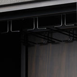 Featuring Fiona Russet Mahogany Bar Cabinet by Four Hands at Amethyst Home. Woven black raffia places a texture-driven twist on cabinetry. Simple hardware finished in an antique brass, all supported by an open, airy base of solid mahogany.Overall Dimensions: 40.00"w x 18.00"d x 52.00"hWeight : 157.63 lbsMaterials: Solid Mahogany, Iron, Sugar Palm. Amethyst Home provides interior design, new home construction design consulting, vintage area rugs, and lighting in the Miami metro area.