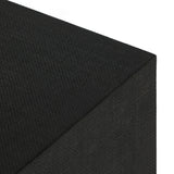 Featuring Fiona Russet Mahogany Bar Cabinet by Four Hands at Amethyst Home. Woven black raffia places a texture-driven twist on cabinetry. Simple hardware finished in an antique brass, all supported by an open, airy base of solid mahogany.Overall Dimensions: 40.00"w x 18.00"d x 52.00"hWeight : 157.63 lbsMaterials: Solid Mahogany, Iron, Sugar Palm. Amethyst Home provides interior design, new home construction design consulting, vintage area rugs, and lighting in the Tampa metro area.