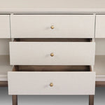 Featuring Fiona Russet Mahogany Sideboard by Four Hands at Amethyst Home. Overall Dimensions: 78.00"w x 18.00"d x 34.50"hWeight : 197.75 lbsMaterials: Solid Mahogany, Iron, Sugar Palm. Amethyst Home provides interior design, new home construction design consulting, vintage area rugs, and lighting in the Houston metro area.