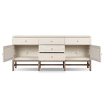 Featuring Fiona Russet Mahogany Sideboard by Four Hands at Amethyst Home. Overall Dimensions: 78.00"w x 18.00"d x 34.50"hWeight : 197.75 lbsMaterials: Solid Mahogany, Iron, Sugar Palm. Amethyst Home provides interior design, new home construction design consulting, vintage area rugs, and lighting in the Omaha metro area.