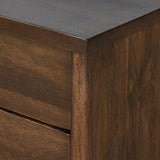 Featuring Freddie Brown Chest by Four Hands at Amethyst Home. Inspired by French antique design, this dresser stands on round tapered legs with a prominent overhang top. Made of mango wood with cast iron key ring pulls, three drawers make it a versatile choice as a dresser or nightstand.
Overall Dimensions: 20.0" L x 40.0 " W x 34.0" H
Collection: Maya. Amethyst Home provides interior design, new home construction design consulting, vintage area rugs, and lighting in the Salt Lake City metro area.