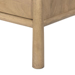 Featuring Freddie Caramel Mango Chest by Four Hands at Amethyst Home. Inspired by French antique design, this dresser stands on round tapered legs with a prominent overhang top. Made of mango wood with cast iron key ring pulls, three drawers make it a versatile choice as a dresser or nightstand.Overall Dimensions: 40.00"w x 20.00"d x 34.00"hWeight : 108.03 lbs. Amethyst Home provides interior design, new home construction design consulting, vintage area rugs, and lighting in the Dallas metro area.