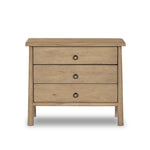 Featuring Freddie Caramel Mango Chest by Four Hands at Amethyst Home. Inspired by French antique design, this dresser stands on round tapered legs with a prominent overhang top. Made of mango wood with cast iron key ring pulls, three drawers make it a versatile choice as a dresser or nightstand.Overall Dimensions: 40.00"w x 20.00"d x 34.00"hWeight : 108.03. Amethyst Home provides interior design, new home construction design consulting, vintage area rugs, and lighting in the Scottsdale metro area.