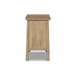 Featuring Freddie Caramel Mango Chest by Four Hands at Amethyst Home. Inspired by French antique design, this dresser stands on round tapered legs with a prominent overhang top. Made of mango wood with cast iron key ring pulls, three drawers make it a versatile choice as a dresser or nightstand.Overall Dimensions: 40.00"w x 20.00"d x 34.00"hWeight : 108.03. Amethyst Home provides interior design, new home construction design consulting, vintage area rugs, and lighting in the Washington metro area.