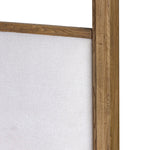 Minimalist and modern, this platform-style canopy bed is framed to a low profile and softened with an upholstered headboard. 