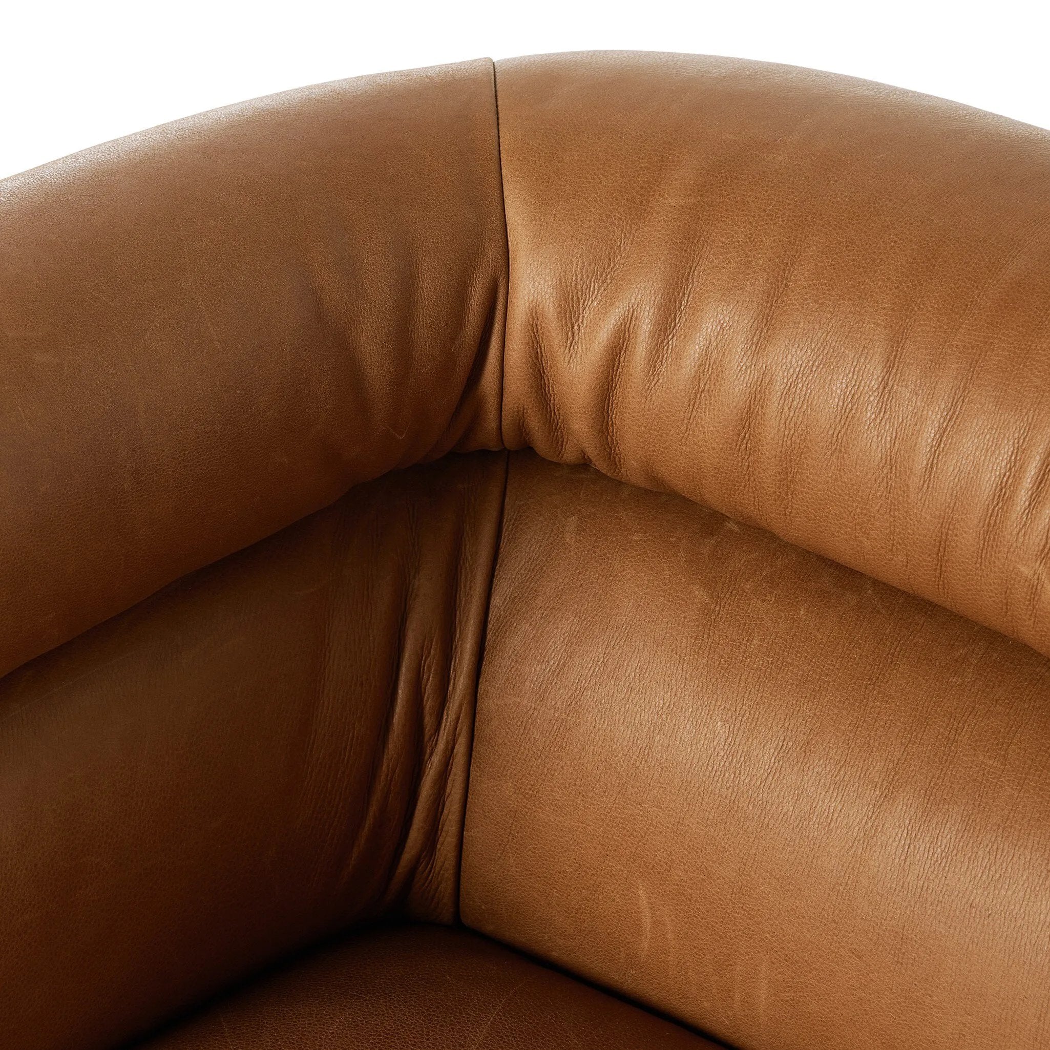 Featuring Gerrie Brickhouse Butterscotch Swivel Chair by Four Hands at Amethyst Home. This Gerrie Brickhouse Butterscotch Swivel Chair offers both style and functionality. The chair's swivel feature provides easy mobility, allowing you to effortlessly turn and move around in your space. Perfect for any room, this chair adds a touch of comfort and convenien. Amethyst Home provides interior design, new home construction design consulting, vintage area rugs, and lighting in the Alpharetta metro area.