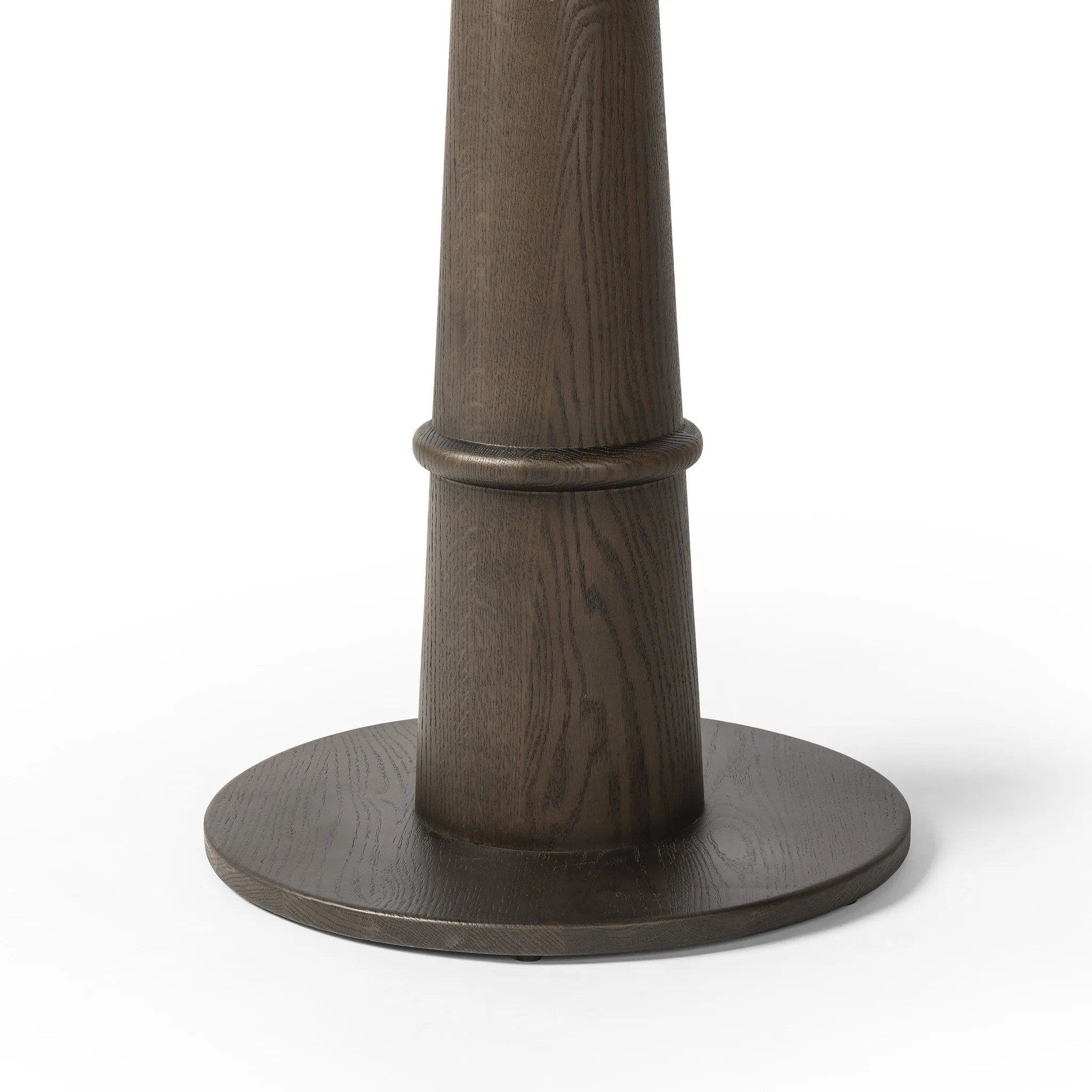 Featuring Goetz Brown Oak Veneer Bar Table by Four Hands at Amethyst Home. For this fresh take on traditional tulip shaping, a solid oak base with ring detailing pairs with an oak veneer tabletop. Perfectly sized for the bar.
Overall Dimensions: 32.0" L x 32.0 " W x 42.5" H
Collection: AllstonColors: Brown Oak VeneerMaterials: Oak Veneer, Solid Oak, Poplar Plyw. Amethyst Home provides interior design, new home construction design consulting, vintage area rugs, and lighting in the Tampa metro area.