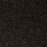 Inspired by simple Scandinavian styling, a dark-finished parawood stool's slit-back metal inlay adds a decorative touch. Easy curves from bent wood give a smooth silhouette. Upholstered with a thin seat cushion upholstered in black performance fabric, perfect for everyday dining. Amethyst Home provides interior design, new home construction design consulting, vintage area rugs, and lighting in the Austin metro area.