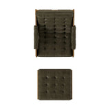 Halston Chair With Ottoma Amethyst Home provides interior design, new home construction design consulting, vintage area rugs, and lighting in the San Diego metro area.